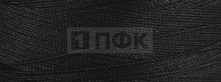 Нить швейная армированная 45ЛЛ ПНК им.Кирова 2500м цв 6818 черный (уп 20/кор 140)