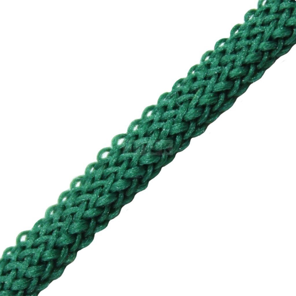 Шнур для одежды 15мм 100% П/Э цв зеленый тем (уп 100м/1000м)