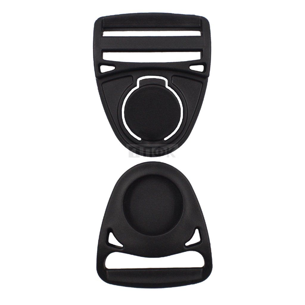 Фастекс Ф-40/1 (защелка-трезубец) ПФЛ 40мм цв черный (уп 1000шт)