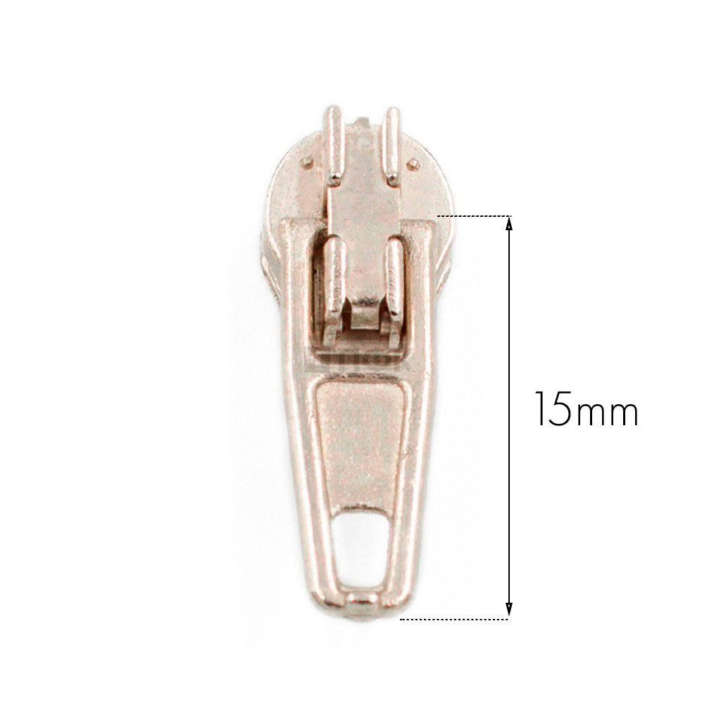 Бегунок для спиральной (витой) молнии тип 3 автомат цв никель (уп 2500шт/25000шт) 1.5гр
