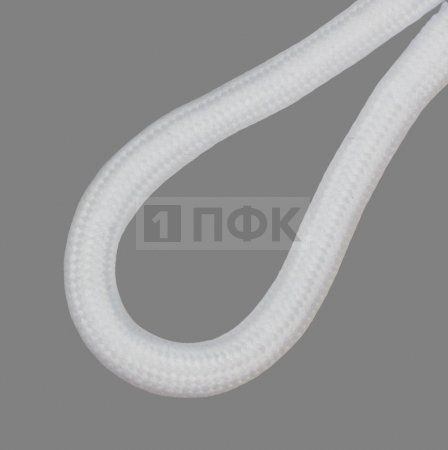 Шнурок 6мм 90см цв 101 белый (уп 100шт/3000шт)