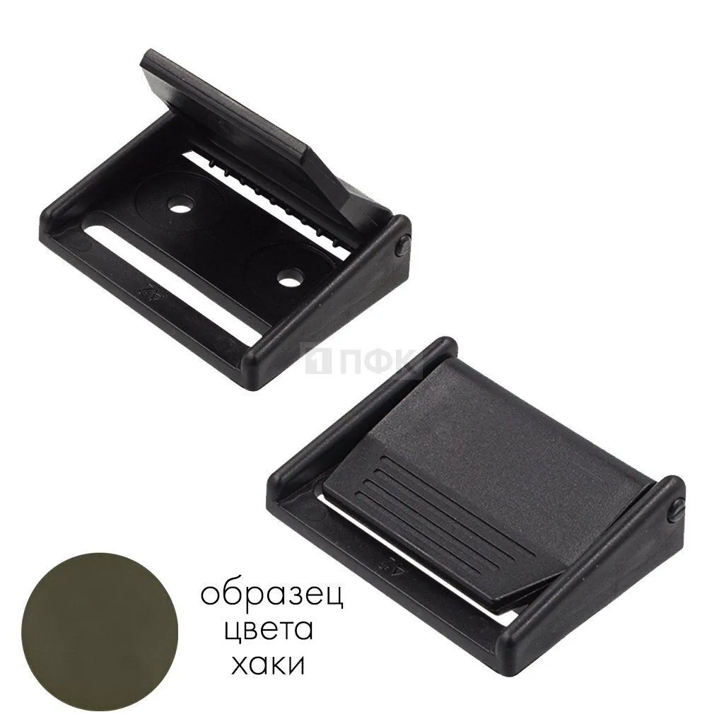Пряжка FA-40 (самосброс) ПП 40мм цв хаки-471 (уп 1000шт) — ПФКР Пряжка FA-40 (самосброс) ПП 40мм цв хаки-471 (уп 1000шт)